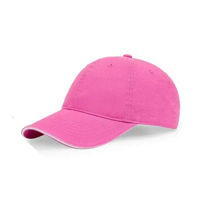 Casquette de baseball personnalisée avec logo, visière sandwich, broderie de qualité supérieure, casquette sport DIY avec visière sandwich pour hommes et femmes