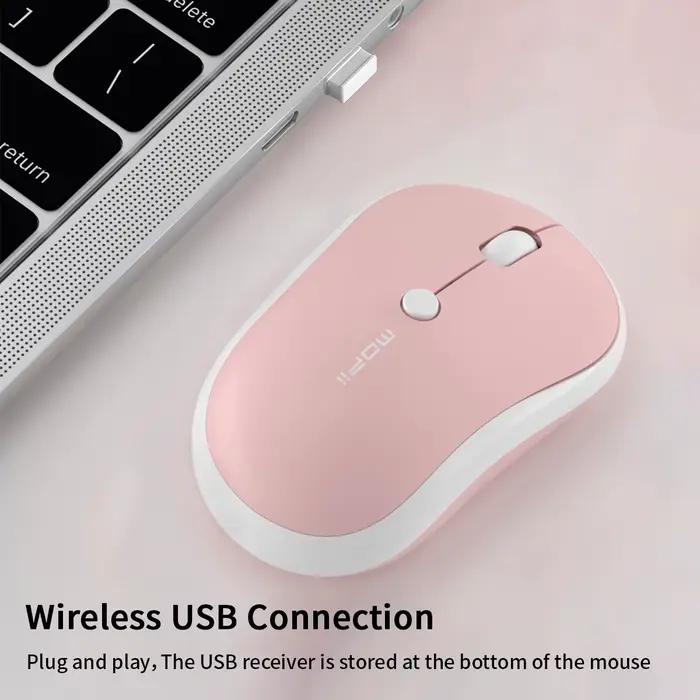 Souris sans fil MOFii M5AG rose