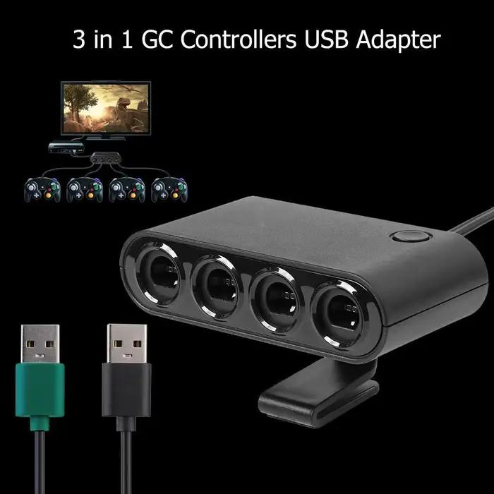 Convertisseur 4 Ports pour contrôleurs GameCube GC