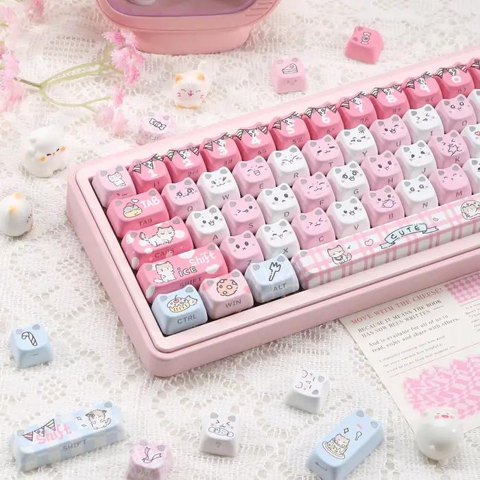 Capuchons de touches pour clavier mécanique Ragdoll Cat