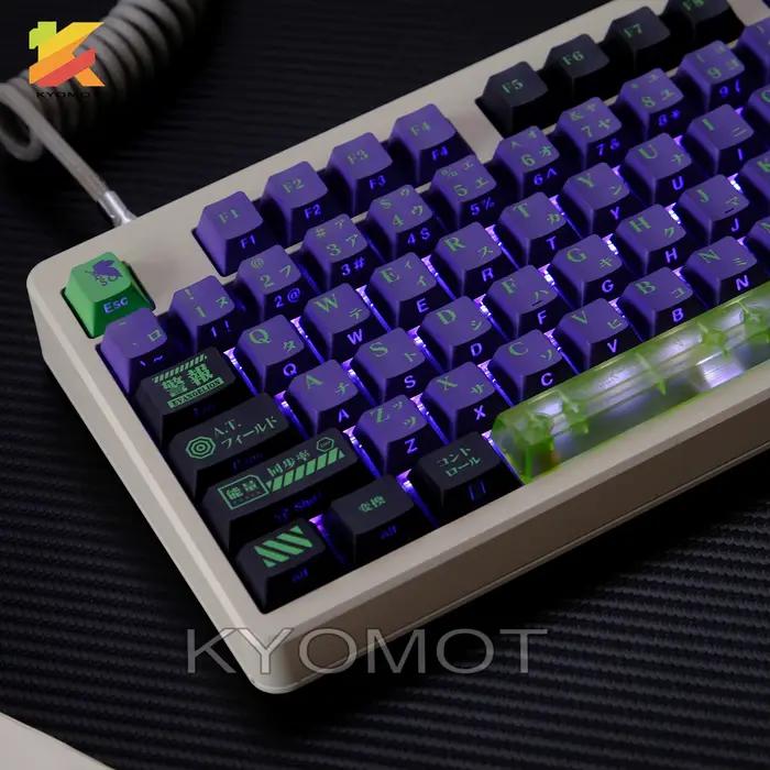 KTOMOT 136 touches EVA 01 Machine brillant à travers les capuchons