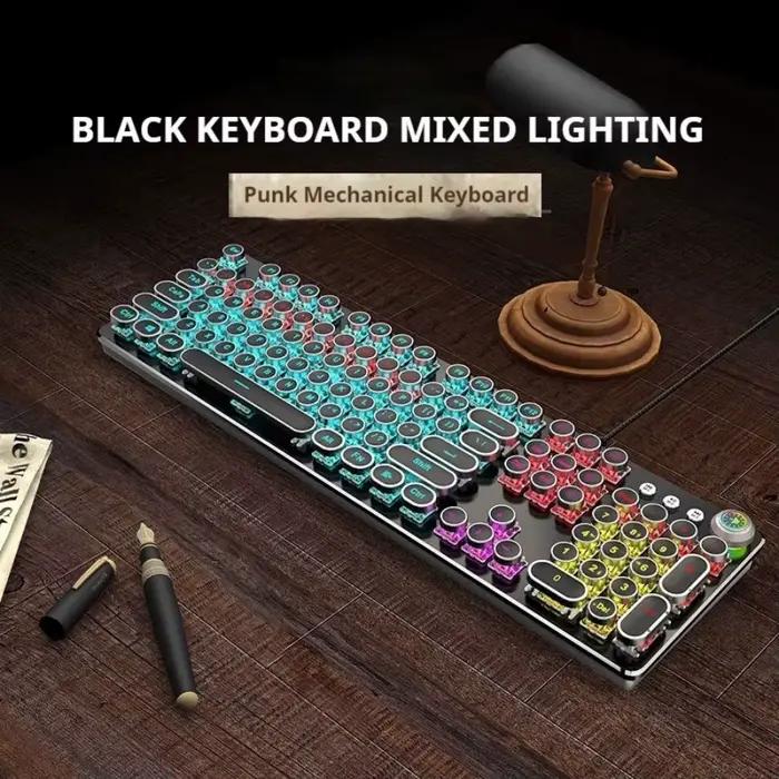 EWEADN TK100 Clavier mécanique filaire ergonomique