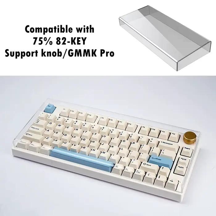 Housse anti-poussière pour clavier mécanique en acrylique