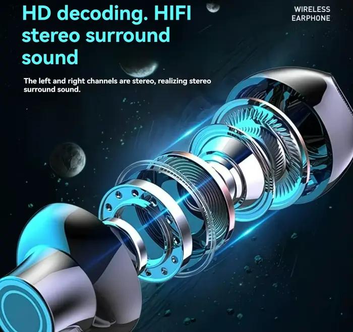 Casque sans fil 5.3, sangle de cou