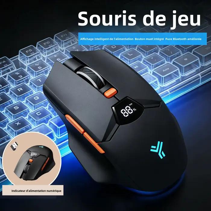 Souris Bluetooth sans fil avec affichage numérique de la batterie
