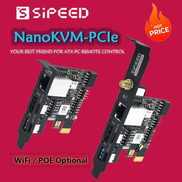 Sipeed NanoKVM-PCIe Mini télécommande PiKVM fonctionnement et entretien serveur HDMI