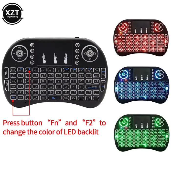 Mini clavier sans fil rétro4.2 I8 avec télécommande
