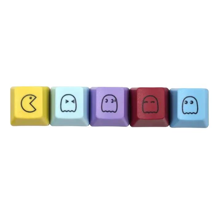 NPKC 5 pièces mignon émoticônes Keycaps OEM/DSA supplémentaire Keycap PBT touches pour clavier mécanique personnalisé bricolage jeu clé capuchon