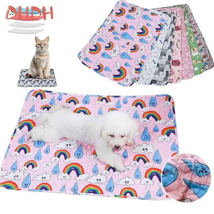 Tapis de pipi lavable pour animaux de compagnie, tapis réutilisable pour chiens, lit d'urine lavable, tapis d'entraînement pour chien, couverture de tapis pour animaux de compagnie quatre saisons