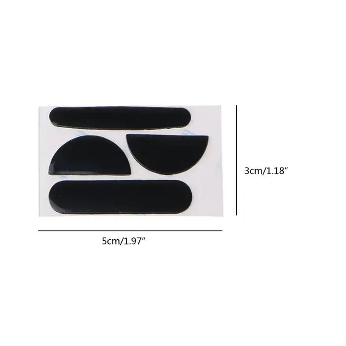 Patins de souris pour MX Master 3S, 2 paquets de remplacement noirs