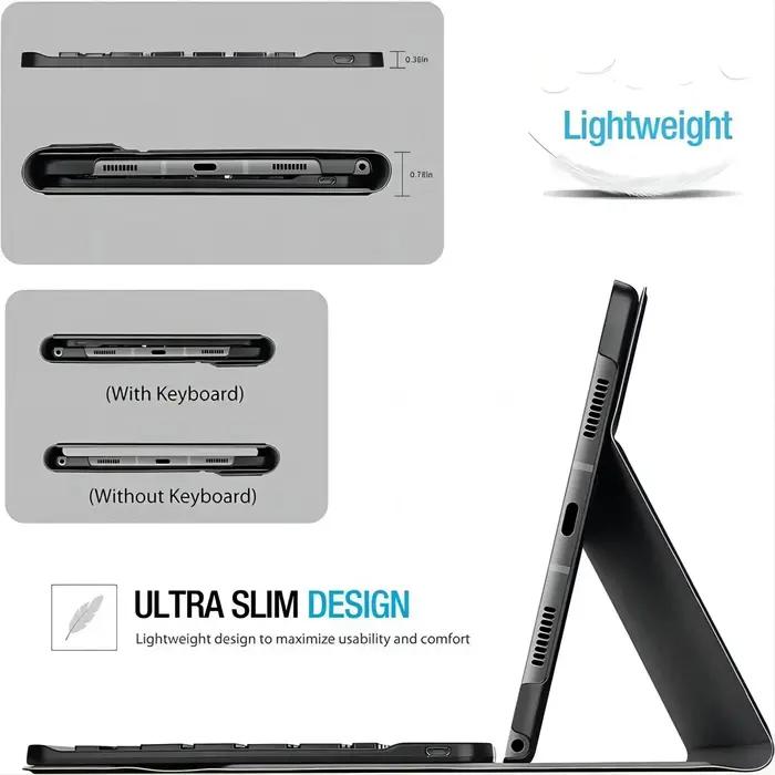 Étui pour clavier pour Samsung Galaxy Tab A 10.1 pouces 2016 SM-T580/T585