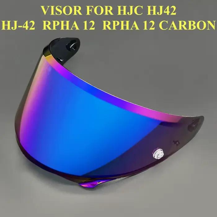 Visière de casque de moto RPHA 12 pour HJC HJ-42 RPHA 12 carbone HJ42, remplacement Anti-UV, anti-rayures, Anti-poussière, visières d'objectif de pare-brise