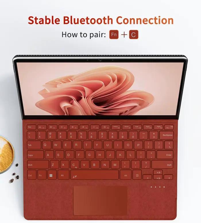 Clavier avec pavé tactile pour Microsoft Surface Pro 3 4 5 6 7 12.3 "