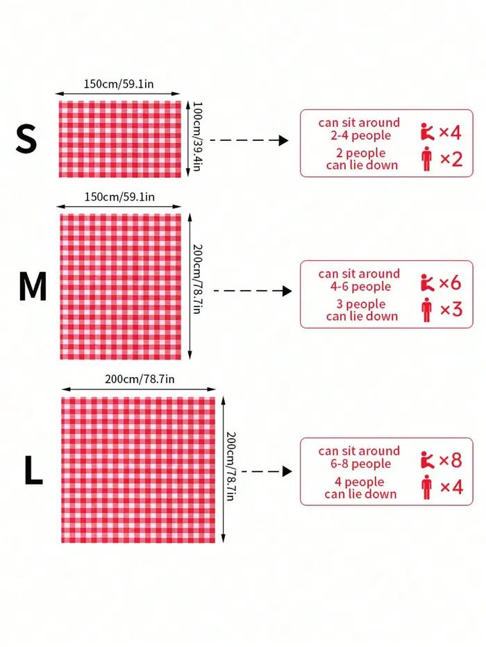 Tapis de pique-nique pliable, tapis de plage de sable Portable, tissu Non tissé épais, couverture de Camping, tapis de pique-nique en plein air résistant à l'humidité