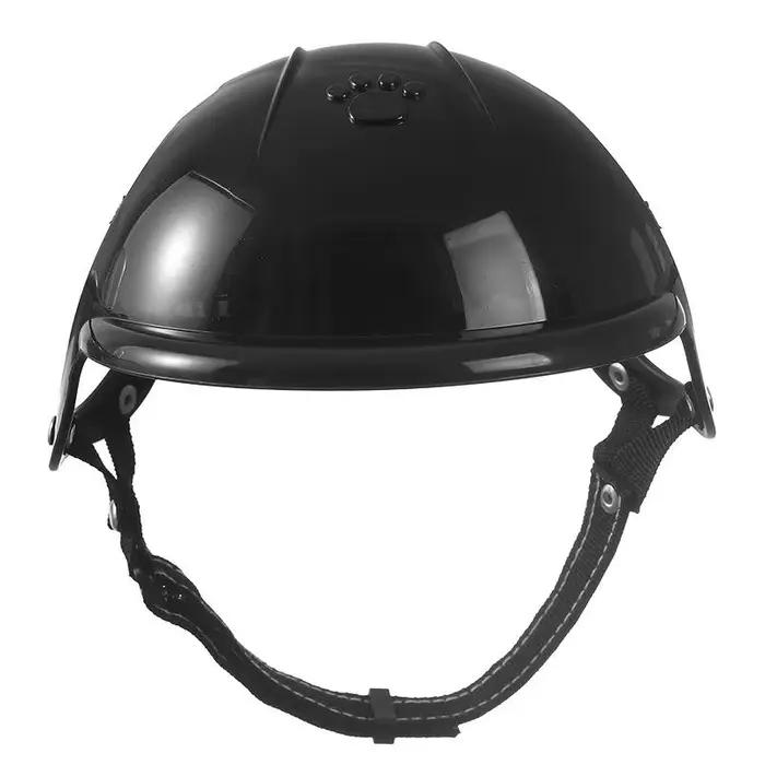 Casque de moto pour animaux de compagnie, chien, chat, équipement de sécurité pour les aventures en plein air