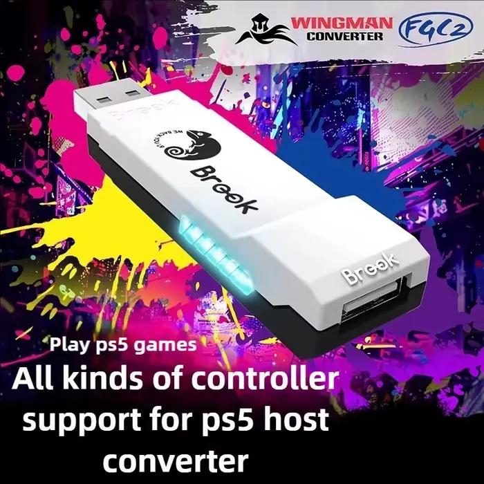 Wingman FGC 2 convertisseur natif PS5 N commutateur/PC/contrôleur Arcade Stick pour PS5/Windows PC