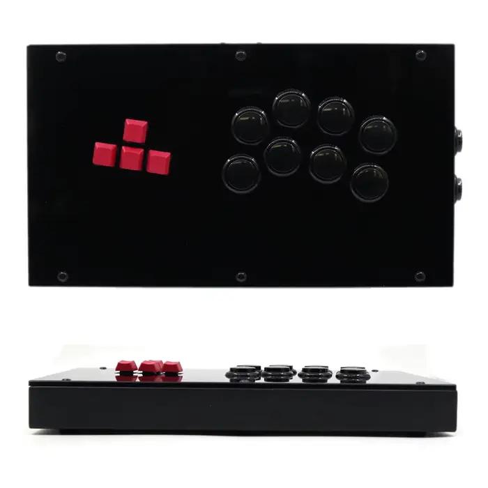 J800K clavier boutons arcade joystick ningStick pour PS5/PS4/PS3/PC Sanwa OBSF-30 aucun MX noir
