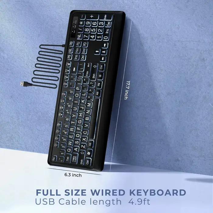 Clavier rétroéclairé imprimé