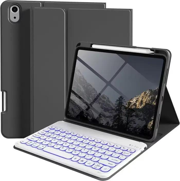 Coque de clavier rétroéclairée pour iPad 11e génération A16 11 pouces 2025