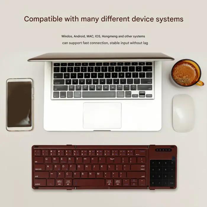 Clavier sans fil pliable