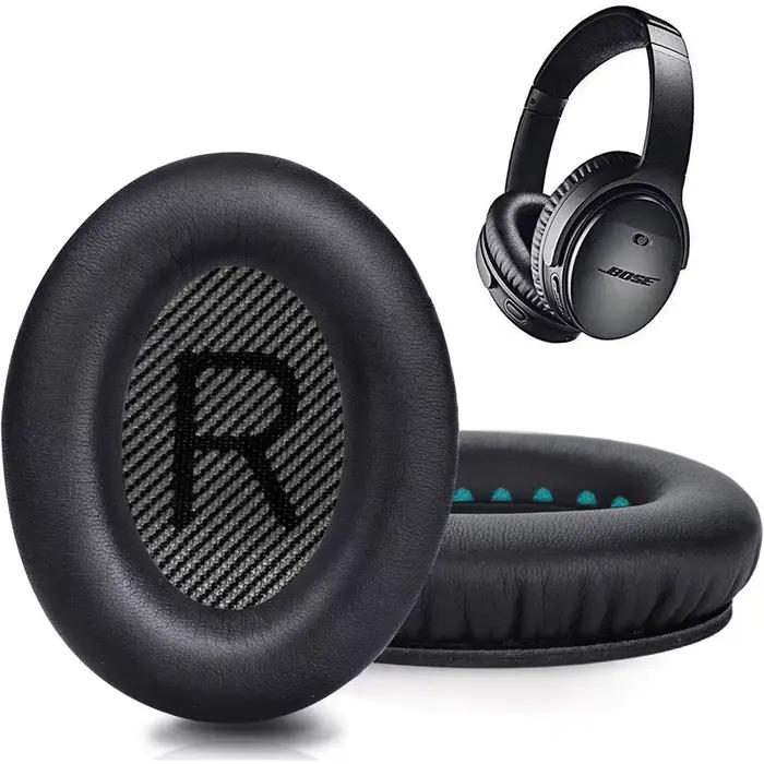 Coussinets d'oreille de remplacement haut de gamme pour casque Bose QC35 et QC35ii