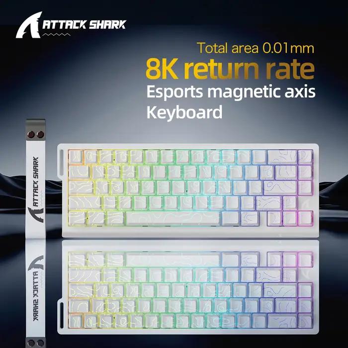 Clavier à interrupteur magnétique Attack Shark X68HE | Précision 0