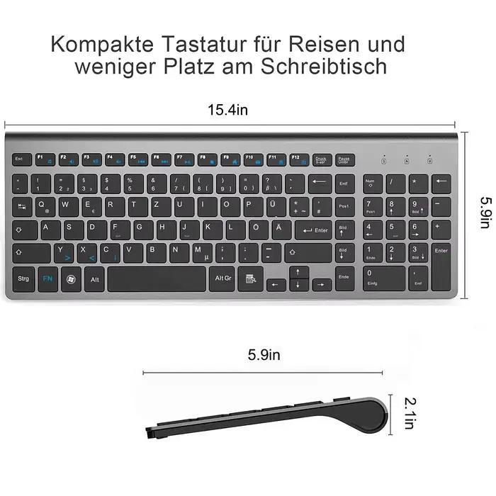 Clavier Deutsch mince sans fil