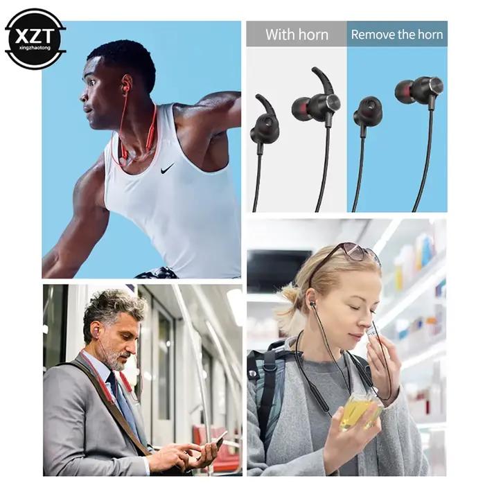 Écouteurs magnétiques sans fil Bluetooth 5.0