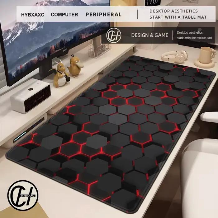 120x60 cm géométrique grand tapis de souris XXL ordinateur
