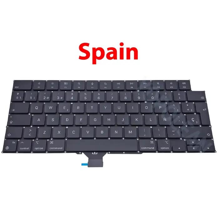 Nouveau clavier pour Macbook Pro 14"16" A3434 A3426 A3427 A3428 A3429 M5 Pro Max US UK Français Russe Espagnol IT Portugais EU