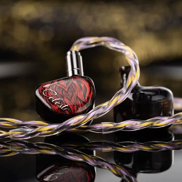 Nouveau casque Celest Yaksha 2DD + 1BA + 1MPD pilotes hybrides moniteur écouteurs IEMs avec 6N OCC argent + câble