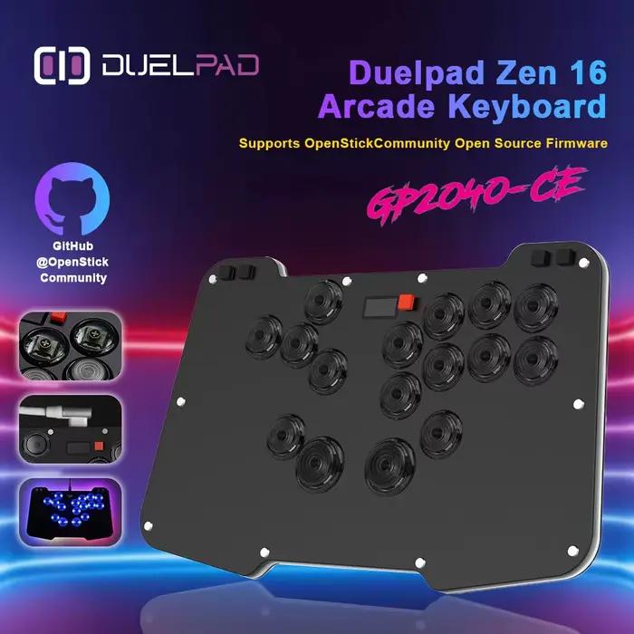 Contrôleur ergonomique sans levier Duelpad Zen16 basé