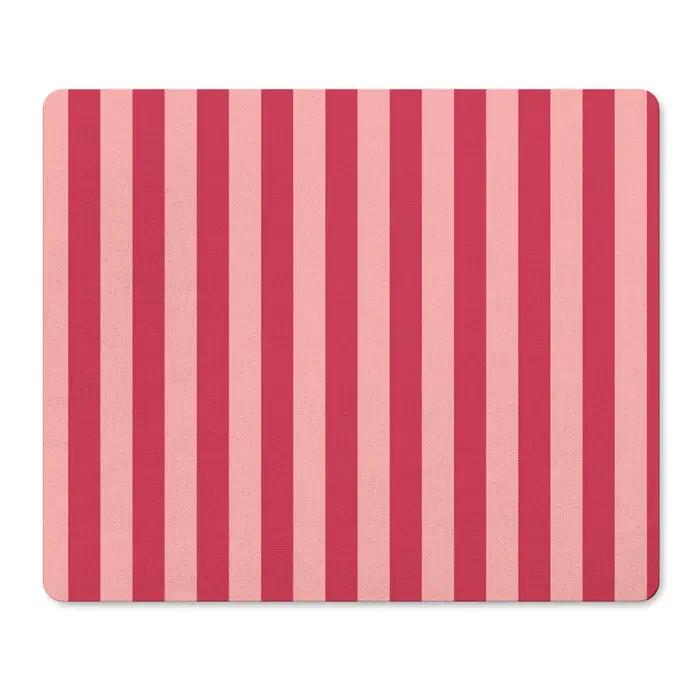 Tapis de clavier moderne à rayures verticales rouge framboise pour la maison et le bureau