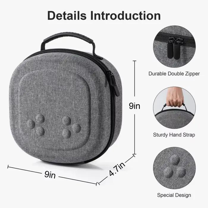 Étui de transport rigide pour casque VR Meta Quest 3S