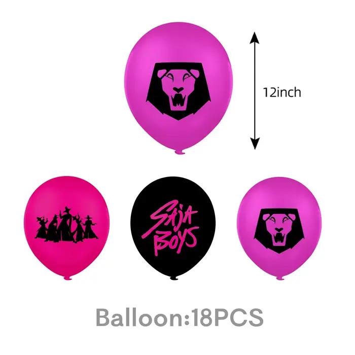 Ensemble d'accessoires pour fête d'anniversaire K-pop pour enfants