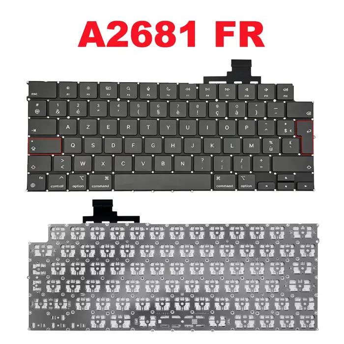 Clavier d'ordinateur portable d'origine A2681 A2941 A3113 A3114 A3401 A3403 A3434 pour MacBook Air 13