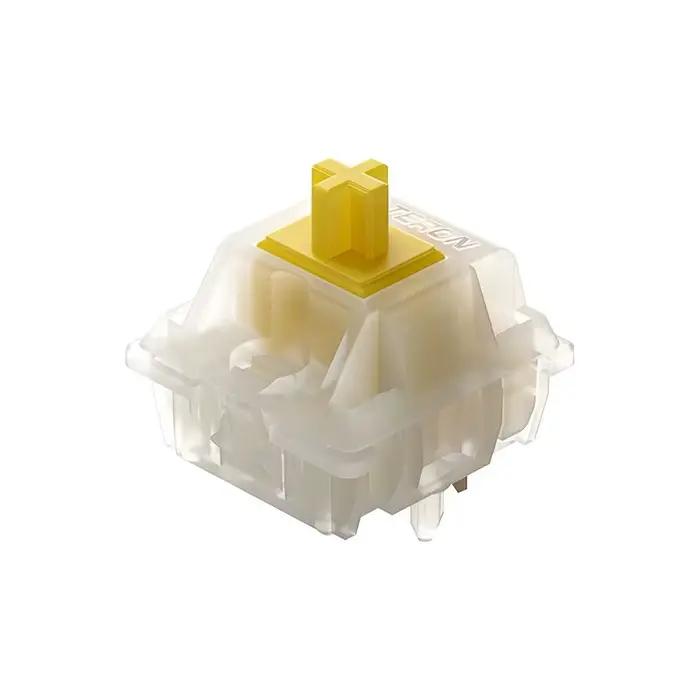 GATERON G Pro interrupteur jaune lait accessoire de clavier mécanique lubrification broche à trois couches 5 broches