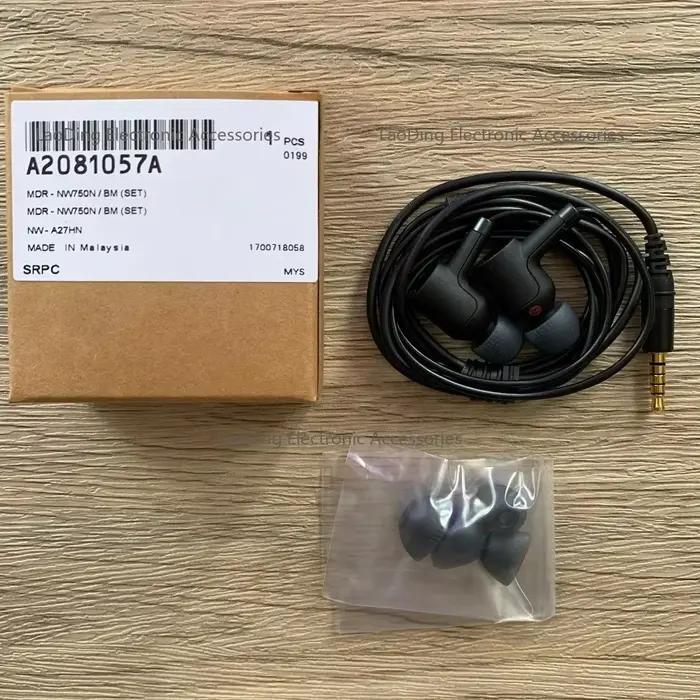 Écouteurs intra-auriculaires filaires à réduction de bruit CAOX pour Sony MDR-NC31EM NC033 NW750N occasions spéciales et usage quotidien