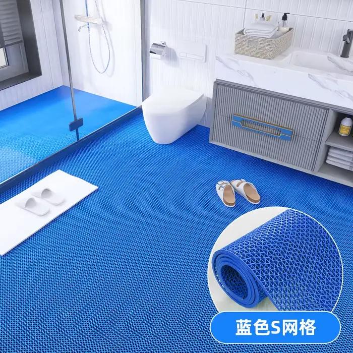 Tapis de salle de bain, Drainage antidérapant, zone de salle de bain résistante à l'humidité, porte, tapis de sol de douche, cuisine multifonctionnelle, plastique étanche
