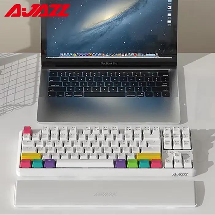 AJAZZ repose-poignet clavier mécanique 61/81/87/98/104 touches Support de poignet ergonomique mousse à mémoire de forme souple repose-main en cuir PU