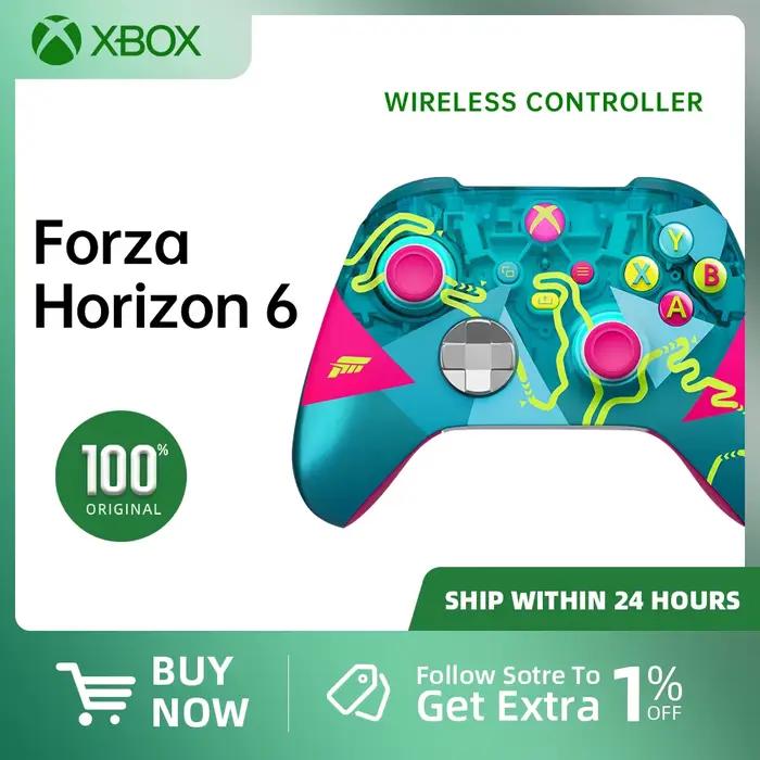 Manette sans fil Xbox originale Microsoft - Forza Horizon 6/Nocturnal Vapor