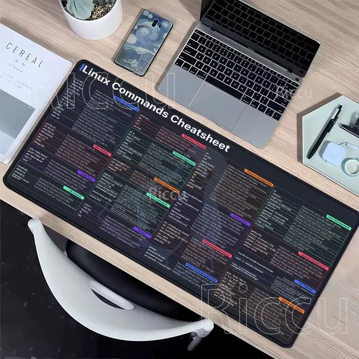 Tapis de souris ligne de commandes Linux