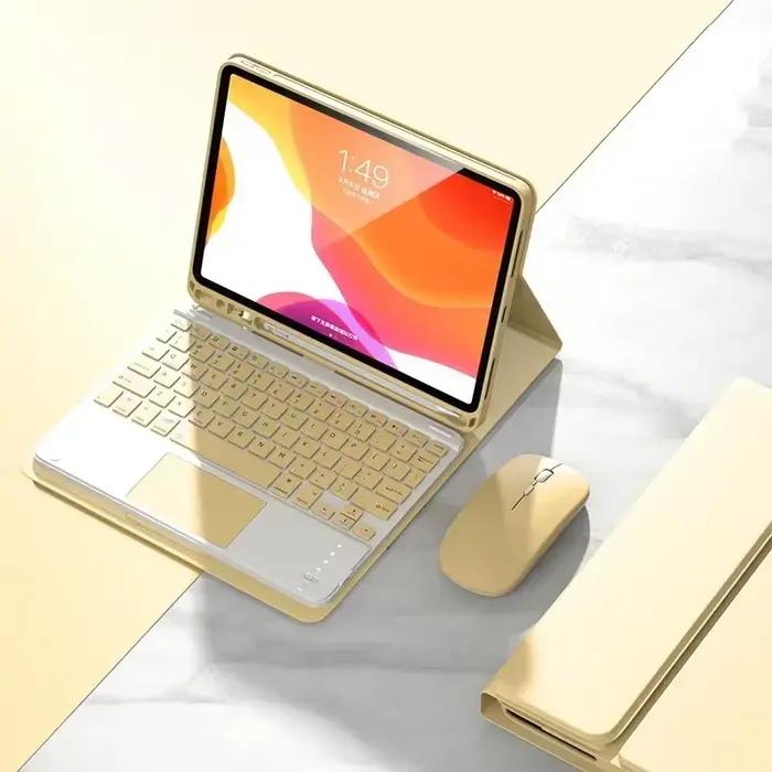 Clavier tactile de souris gratuit pour iPad 11e génération 11 pouces A16 2025 housse