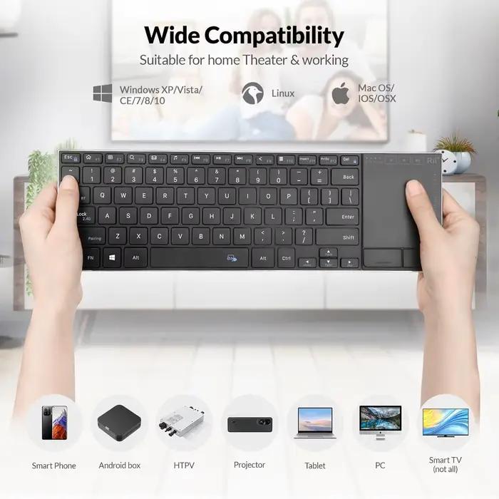 Rii – Mini clavier Bluetooth sans fil K22S