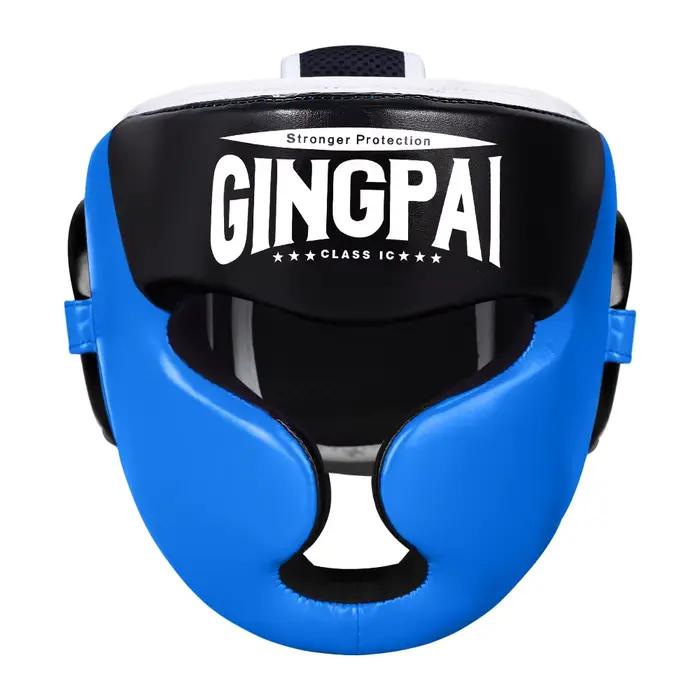 Casque de boxe Sanda entraînement tête protecteur garde boxe Muay couvre-chef Thai casque Kickboxing tête équipement de protection équipement de gymnastique