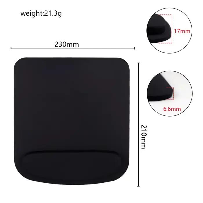 Tapis de souris ergonomique Ashiboogoole avec repos-poignet pour jeu d'ordinateur, confortable et protecteur pour poignet, adapté aux souris et claviers, disponible en plusieurs couleurs pour personnaliser votre espace de travail