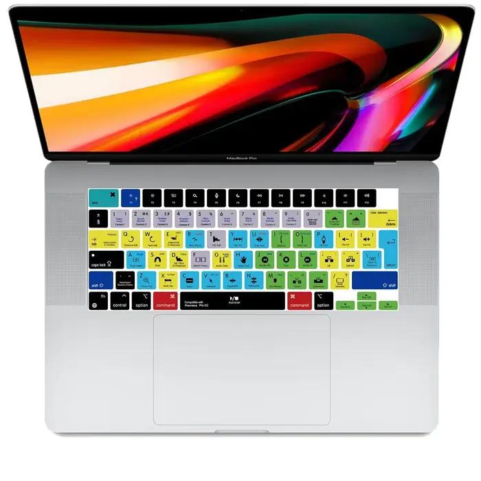 Couverture de clavier à raccourcis EU pour MacBookAir13”15”Pro14”16”2026-2021M5 M4 M3 M2 M1 Neo 13" A3404 A3114 A2442 A2779 A2991 A2681