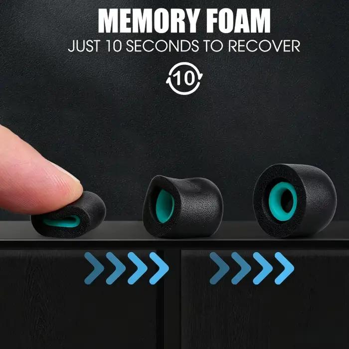 1 à 6 paires d'embouts d'oreille de remplacement en mousse à mémoire de forme pour écouteurs Sony WF-1000XM6