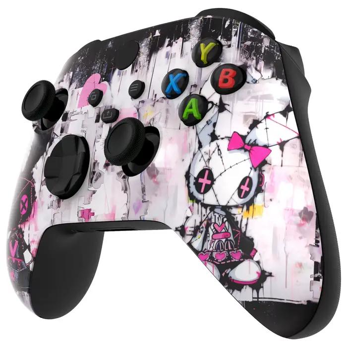 EXtremeRate Coque de boîtier avant à poignée souple au toucher pour contrôleur Xbox Series X/S