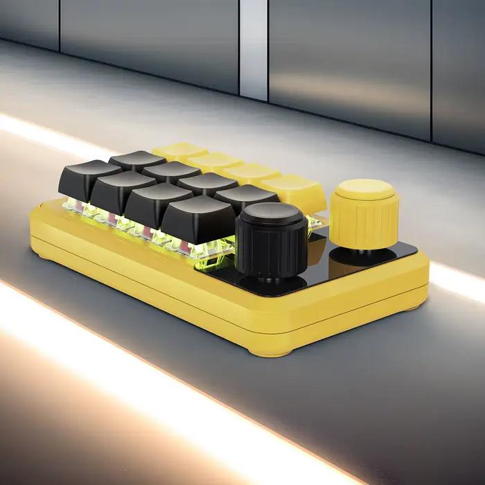 Programmation Macro bouton personnalisé clavier rvb 3 touches copier coller Mini